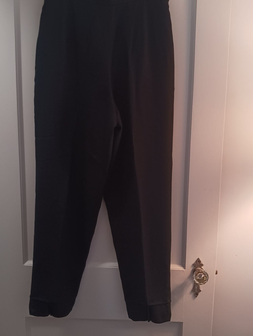 Doncaster Black Silk Pants
